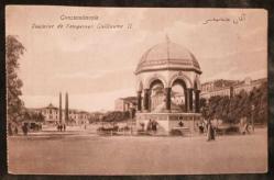 PC.1697  İSTANBUL ALMAN ÇEŞMESİ DİKİLİTAŞ HİPODROM OSMANLI DÖNEMİ POSTA KARTI EDİTÖR.M.J.C N.18