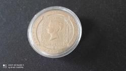 1 CROWN  1990 ISLE OF MAN (150. Yıldönümü - İlk Posta Pulu 