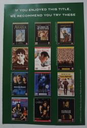 BEST SELLERS : Casıno * Meet Joe black * Spartacus * Taxı drıver * Mıdnıght express * Snatch * Charles angels - ( Çift taraflı ) ~ #.. BROŞÜR..#
