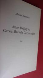 ATLARI BAĞLAYIN GECEYİ BURADA GEÇİRECEĞİZ