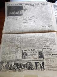 Cumhuriyet Gazetesi - 14 Haziran 1950 - Bulgarların Alçakça Bir Cinayeti Daha - Edirne Muhabirimiz Arif Necchi Hudud Boyunda Pusuya Düşünerek Şehit Ettiler - Başbakan Adnan Menderes'in Demokrat Parti Grubunda Dünkü Demeci - Arapça Ezan Yasağı Kalkacak - Hüseyin Cahit Yalçın'ın Filistin Arabulucu Komisyonundaki Vazifesine Son Verildi - Ne Oldular 4 Röportajı Yapan Faruk Fenik Yazı Dizisi - Avukat Vedad Dicleli İle Yazıhanesinde Mülakat - Türkiye Güzellik Kraliçesi Müsabakası - Peyklerden Türkiye'ye İltica Edenler - Amerika'nın Sesi Radyosunda Konuşanlar Rektör Ömer Celal Sarç Gördüklerini Anlattı - Windsor Dükü'nün Hatıraları Yazı Dizisi - Marshall Planı Ve Batı Avrupa Tediye Birliği - Posta Güvercini Yazan Kerime Nadir Yazı Dizisi - Devlet Operası İstanbul'a Geliyor - Üç Silahşörler Yazan Alexandre Dumas - Dünün Kraliçeleri Yazan İlhan Tarus Yazı Dizisi - Şakrak Sesli Semiha Coşar - Üstad Münir Ahmed - Çapamarka - Puro Traş Sabunu - Pirelli - Kibar Tuvalet Sabunları - Ford Kamyon
