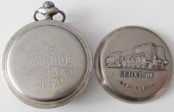 USSR RUSYA SERKISOF MARKA ORİJİNAL ANTİK KURMALI MUHTEŞEM BAKIMLI SANDIK MALI BEYAZ KADRAN AKTİF CEP SAATİ 2CCC1EE1