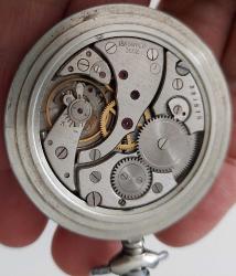 USSR RUSYA SERKISOF MARKA ORİJİNAL ANTİK KURMALI MUHTEŞEM BAKIMLI SANDIK MALI BEYAZ KADRAN AKTİF CEP SAATİ 2CCC1EE1