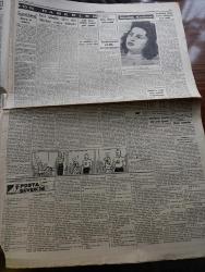 Cumhuriyet Gazetesi - 24 Haziran 1950 - Schuman Çelik Anlaşması Köşe Yazısı - Eski İstimlak İşleri Dün Mecliste Ortağa Döküldü - Bayındırlık Bakanı Fahri Belen Meclis Binası ve Atatürk Anıtının Bulunduğu Arazideki Arsaların Kimlerden ve Ne Fiyatlara Satın Alındığını Açıkladı - Amerika'nın Davetlisi Olan Genç Öğrenci Emel Aktan - CHP Divanı İsmet İnönü'nün Başkanlığında Toplandı - Karaköydeki Borsa Hanının Yıkılmasını Karar Verildi - Lübnan Şampiyonu Racing Club Galatasaray'la Karşılaşacak - Kıbrıs Adası Ve Yunanistan - Windsor Dükü'nün Hatıraları - Posta Güvercini Yazan Kerime Nadir Yazı Dizisi - Amerika'daki Uçaksavar Topçu Subaylarımız - Fenerbahçe'nin Senelik Kongresi - Üç Silahşörler Yazan Alexandre Dumas -  İstanbul Ankara Radyosu Programı - Norge Soğutma Makinesi - Varta Akümülatör - Florya Plajları Ve Gazinosu - Perihan Altındağ Sözeri Ve Müzeyyen Senar Işıl Cağaloğlu Çiftesaraylar Bahçesinde
