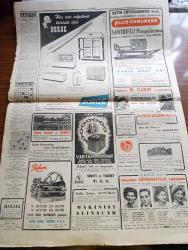 Cumhuriyet Gazetesi - 24 Haziran 1950 - Schuman Çelik Anlaşması Köşe Yazısı - Eski İstimlak İşleri Dün Mecliste Ortağa Döküldü - Bayındırlık Bakanı Fahri Belen Meclis Binası ve Atatürk Anıtının Bulunduğu Arazideki Arsaların Kimlerden ve Ne Fiyatlara Satın Alındığını Açıkladı - Amerika'nın Davetlisi Olan Genç Öğrenci Emel Aktan - CHP Divanı İsmet İnönü'nün Başkanlığında Toplandı - Karaköydeki Borsa Hanının Yıkılmasını Karar Verildi - Lübnan Şampiyonu Racing Club Galatasaray'la Karşılaşacak - Kıbrıs Adası Ve Yunanistan - Windsor Dükü'nün Hatıraları - Posta Güvercini Yazan Kerime Nadir Yazı Dizisi - Amerika'daki Uçaksavar Topçu Subaylarımız - Fenerbahçe'nin Senelik Kongresi - Üç Silahşörler Yazan Alexandre Dumas -  İstanbul Ankara Radyosu Programı - Norge Soğutma Makinesi - Varta Akümülatör - Florya Plajları Ve Gazinosu - Perihan Altındağ Sözeri Ve Müzeyyen Senar Işıl Cağaloğlu Çiftesaraylar Bahçesinde