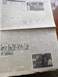 Cumhuriyet Gazetesi - 2 Eylül 1950 - Türk Hava Kurumunun Vaziyeti Yazan Abidin Daver Köşe Yazısı - Kore'de Komünist Taarruzu Önlendi - Celal Bayar Bugün Ankara'ya Dönüyor - Milletlerarası Tenis Turnuvasında Cumhuriyet Kupası - Kore'ye Gidecek Birliğimiz - Zafer Bayramını Tebrik - 1950 Türkiye Güzellik Kraliçesi Güler Arıman Yarın Akşam İtalya'ya Hareket Ediyor - Teknik Üniversite Profesörü Feyyaz Gürsan'ın Öldürülmesi Davası - Yeni Dış Ticaret Rejimi Dün Yürürlüğe Girdi - İspanyol Komünist Partisi Moskova Temsilcisinin İfşaatı Komintern'in İçyüzü Yazan Castro Delgado Yazı Dizisi - Profesör Nimbüs'ün Maceraları Çizgi Roman - Posta Güvercini Yazan Kerime Nadir Yazı Dizisi - Eyüp Türbesi Dün Açıldı - Hep O Masal Yazan Kemal Ragıb Enson Yazı Dizisi - Müzeyyen Senar Işıl ve Abdullah Yüce Cağaloğlu Çiftesaraylar Bahçesinde - Hasan Traş Bıçakları - Hamiyet Yüceses Salacak Plaj Gazinosunda - Radyolin Diş Macunu - Memleketin Büyük Üstadı Münir Nurettin Selçuk Küçük Çiftlik'te - Puro