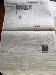 Cumhuriyet Gazetesi - 2 Eylül 1950 - Türk Hava Kurumunun Vaziyeti Yazan Abidin Daver Köşe Yazısı - Kore'de Komünist Taarruzu Önlendi - Celal Bayar Bugün Ankara'ya Dönüyor - Milletlerarası Tenis Turnuvasında Cumhuriyet Kupası - Kore'ye Gidecek Birliğimiz - Zafer Bayramını Tebrik - 1950 Türkiye Güzellik Kraliçesi Güler Arıman Yarın Akşam İtalya'ya Hareket Ediyor - Teknik Üniversite Profesörü Feyyaz Gürsan'ın Öldürülmesi Davası - Yeni Dış Ticaret Rejimi Dün Yürürlüğe Girdi - İspanyol Komünist Partisi Moskova Temsilcisinin İfşaatı Komintern'in İçyüzü Yazan Castro Delgado Yazı Dizisi - Profesör Nimbüs'ün Maceraları Çizgi Roman - Posta Güvercini Yazan Kerime Nadir Yazı Dizisi - Eyüp Türbesi Dün Açıldı - Hep O Masal Yazan Kemal Ragıb Enson Yazı Dizisi - Müzeyyen Senar Işıl ve Abdullah Yüce Cağaloğlu Çiftesaraylar Bahçesinde - Hasan Traş Bıçakları - Hamiyet Yüceses Salacak Plaj Gazinosunda - Radyolin Diş Macunu - Memleketin Büyük Üstadı Münir Nurettin Selçuk Küçük Çiftlik'te - Puro