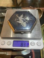 Tayland gümüş pudriyer