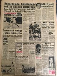 YENİ SABAH GAZETESİ 5 AĞUSTOS 1960 YIL :23 SAYI :7686--Gürsel tasfiye sebebini açıkladı ---Devlet Başkanı Sakıtlar İhsan Dağıtır Gibi Rütbe Dağıttı Dedi ---Dz.Bankası iç hatlarda fiyat indirimi yapacak ---Emekliye ayrılan generaller ---İthalatta kısıntı yapılmayacak --Safa Yalçuk tevkif edildi ---Çapkın hırsız ın  hakikisi yakalandı ---Türkiye için ,200 milyon dolarlık iktisadi kredi planı açıklandı ---Müsamahasızlık ,Ama Kökü :Siyavuşgil --Radyo Programları ---Kenar semtlerindeki perakendeci esnafta sıkı kontrol edilecek ---Muhalefet partileri kongre yaptığı için yıktırılan bina ---Yetkiner ve Aygün ün sorguları Belediye sarayında yapılacak ---Salacak Canavarı için hüküm günü :24 Eylül --Müzik Kulübü :The Browns , Thank You For Calling ---Rotterdam da binicilerimiz takım halinde şampiyon ---Enternasyonal turnuvaya 13  ecnebi tenisçi geliyor ---Rapıd :22 senelik Avusturya birincisi --Amatör Milliler Roma ya gidecek --Sovyet Rusya ilk defa Olimpiyad şampiyonu ---