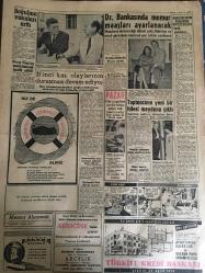 YENİ SABAH GAZETESİ 6 AĞUSTOS 1960 YIL :23 SAYI :7687---A.Artus Din Şurası Kurulacak Dedi --Anayasa tasarısı eylül de bitecek --İETT Baharlı Lambalara 34 Milyon Lira Harcamış ---Bir deli 6 kattan atlamağa kalktı ---5000 subayın emekliye ayrılacağı yalanlandı ---Bir marşandizle yolcu treni çarpıştı :3 ölü var --Bina ve arazi vergileri bir miktar artırılacak --Amerika da 3 gün için vali olan Türk kızı ---48 Bin lira tazminatla :Siyavuşgil ---Radyo Programları ---Boğulma vakaları arttı --Dz.Bankasında memur  maaşları ayarlanacak ---31 .km olaylarının duruşması devam ediyor --Toptancının yeni bir hilesi meydana çıktı ---Sinema :Önümüzdeki sezon bu filmleri görecek miyiz ?--Fenerbahçe K.Gümrük --M.Paşa stadına 26 bin kişilik ilave tribün inşaatı başlıyor ---Binicilerin yeni başarısı Yzb.Nail Gönenli birinci ---Fenerbahçe Ergun a bir ay boykot verdi --Bari ve Gürel bugün finali oynuyorlar ---