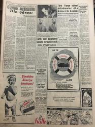 YENİ SABAH GAZETESİ 9 AĞUSTOS 1960 YIL :23 SAYI :7690--Gürsel seçim için ilk hedef 27 Mayıs dedi --Kore birliğimizin birinci kafilesi dün yurda döndü --Türkeş Anayasa halkın oyununa sunulacak diyor --Yüksek Adalet Divanı Başsavcı Belli Oldu ---Emin Kalafat ın oğlu ve arkadaşı tevkif edildi --Sabık Milletvekilleri bankalardan  aldıkları borçları ödemediler --Öz Türkçe Yemekleri :Siyavuşgil --İyi muhit -iyi kitap -iyi mektep ve zaman --İstanbul Rehberi ---Türk -Yunan askeri müzakereleri dün Ankara da başladı --Sahte sıfat kullananlar şiddetle cezalandırılacak ---Medeniyetlerin en eskisi :İNKA ---Vilayet ,hafta arası maçlarını yasak etti ---Rapid i tetkik için Sandro Viyana ya gönderiliyor ---Fenerbahçe şirket oluyor ---Olimpiyatlarda yeni rekor :100 metre 59 millet giriyor --Komisyon basın mensupları ile görüştü --Melih Esenbel ile H.Görk merkeze alındı --Assubayların emekliliğine dair açıklamaları ---