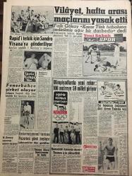 YENİ SABAH GAZETESİ 9 AĞUSTOS 1960 YIL :23 SAYI :7690--Gürsel seçim için ilk hedef 27 Mayıs dedi --Kore birliğimizin birinci kafilesi dün yurda döndü --Türkeş Anayasa halkın oyununa sunulacak diyor --Yüksek Adalet Divanı Başsavcı Belli Oldu ---Emin Kalafat ın oğlu ve arkadaşı tevkif edildi --Sabık Milletvekilleri bankalardan  aldıkları borçları ödemediler --Öz Türkçe Yemekleri :Siyavuşgil --İyi muhit -iyi kitap -iyi mektep ve zaman --İstanbul Rehberi ---Türk -Yunan askeri müzakereleri dün Ankara da başladı --Sahte sıfat kullananlar şiddetle cezalandırılacak ---Medeniyetlerin en eskisi :İNKA ---Vilayet ,hafta arası maçlarını yasak etti ---Rapid i tetkik için Sandro Viyana ya gönderiliyor ---Fenerbahçe şirket oluyor ---Olimpiyatlarda yeni rekor :100 metre 59 millet giriyor --Komisyon basın mensupları ile görüştü --Melih Esenbel ile H.Görk merkeze alındı --Assubayların emekliliğine dair açıklamaları ---