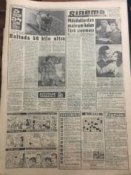 YENİ SABAH GAZETESİ 13 AĞUSTOS 1960 YIL :23 SAYI :7694--Thornburg Türkiye nin geleceği çok iyi olacak dedi --Düşüklerin mevkufiyet tahdidi dün kaldırıldı --TYH na Bayar Menderes ve Yardımcının Borcu Var---Madanoğlu Kıbrıs a gidiyor --Mesken davasının halli için kanun tasarısı hazırlanıyor ---Anayasa nın metnini Prof .H.Veldet yazacak ---Sahte dolar satan iki kişi yakalandı --Toprak reformu hakkında Ş.R Hatipoğlu ne düşünüyor ?--2400 yıllık mozaikler --Tekke ağzı :Siyavuşgil --Sinemalar :Alkazar :İntikam Tuzağı ,Atlas :Müşvik Kuvvet ,Çınar :Son Beste ---Bu yıl Avrupa ya 267 öğrenci gönderilecek --NATO talebeleri inkılabımızı övüyor--Çocukları esrar içmeğe  alıştıran şahıs tutuldu --Kaçak kum yüklü 5 motör yakalandı --Sinema :Mükafatlardan mahrum kalan Türk sineması --Beşiktaş bugün Ankara da oynuyor --Bazı Milli lig maçları Fenerbahçe oynayacak --İstanbul -Ankara Atletizm Müsabakası --Teniste Lübnan la karşılaşıyoruz --Hintli atlet Sing Seye i mağlup etti ---