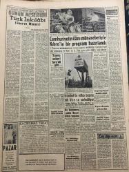 YENİ SABAH GAZETESİ 14 AĞUSTOS 1960 YIL :23 SAYI :7695---Bazı düşüklere ait tahkikat sona erdi --D.P Radyo idaresine 14 milyon lira borçlu ---Fuar 25 devlet katılıyor --İnkılap Mahkemeleri Kanunu Yarın Meriyette ---U-2 Pilotunun ailesi Rusya da --Rusya ile Kızıl Çin arasında ihtilal --İki Belediye memuru hileli makbuzlarla para toplamış ---Eski şarkı ! :Siyavuşgil ---Türkiye olarak yalnız Konya ile iki üç vilayet görünen garip  harita ---Cumhuriyet in ilanı münasebetiyle Kıbrıs ta bir program hazırlandı --İstanbul da nüfus başına 160 litre su sarf ediliyor ---Yüzme bilmeyen ırk :Eskimolar ---Hadiseli maçta Beşiktaş A.Gücü yenişemedi :1-1--K.Gümrük ve K.Paşa rakiplerini yendi ---Kızlar 4x100 m yeni Türkiye rekoru Ankara ( Gülay ,Gül ,İlknur ,Aycan ) 51 