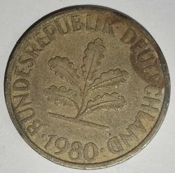 ALMANYA 1980 J   10 PFENNIG