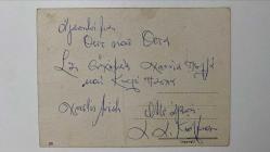 HEDİYE KARTPOSTALI - 15 x 10 cm EBADINDA - ARKASI YAZILI - YEŞİLLİKLER ARASINDA, SEPETİN İÇİNDE RENKLİ PASKALYA YUMURTALARI VE BEYAZ TAVUK,TATLI CİVCİV