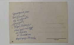 HEDİYE KARTPOSTALI - 15 x 10 cm EBADINDA - ARKASI YAZILI - YEŞİLLİKLERİN ARASINDA RENKLİ PASKALYA YUMURTALARIYLA TATLI KUZU VE MİNİK CİVCİVLER