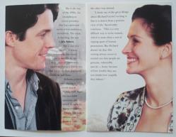 AŞK ENGEL TANIMAZ / Notting hill - Julia Roberts & Hugh Grant - ( 3 Kademe açılır ) ~ #.. BROŞÜR..#