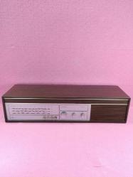 VINTAGE AHŞAP KABİNLİ SALON TİPİ UZUN ORTA KISA DALGA AGA TRANSİSTÖRLÜ RADYO