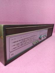 VINTAGE AHŞAP KABİNLİ SALON TİPİ UZUN ORTA KISA DALGA AGA TRANSİSTÖRLÜ RADYO