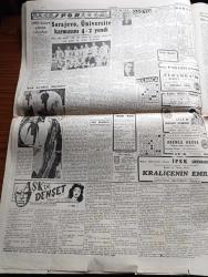 Cumhuriyet Gazetesi - 11 Ocak 1951 - Acı Realite Yazan Nadir Nadi Köşe Yazısı - Cumhurbaşkanı Celal Bayar Dün Akşamki Trenle Ankara'ya Gitti - Kore'de Kızıllar Yeni Taarruza Hazırlanıyor - Ömer İnönü Davasında Yeni Bir Safha Açıldı - Norra Müteahhite Stalin'e Casusluk Ettim - Kore'den İkinci Yaralı Kafilesi Dün Geldi -  Eski Vali Ve Belediye Reisi Lütfi Kırdar İle Bir Mülakat - Artist Gene Tierney Gözlerini Köşelere Bağışladı - Bahar Yazdan Sonra Geldi Nakleden Vahdet Gültekin - Dünya Petrol Kaynakları Ve Sovyet Rusya - İstanbul Elektrik Tramvay İdaresi Yazanlar Burhan Felek - 1950 Dünya Yüzme Rekorları - Sarajevo Üniversite Karmasını 4 2 Yendi - Aşk Ve Dehşet Yazan Julien Green Yazı Dizisi - Kore'den Türkiye'dekilere Mektuplar - Türkiye'den Koredekilere Mektuplar - Hamiyet Yüceses Beni Alman Siemens Radyoları İle Dinleyin Dedi - Çapamarka - Puro Tuvalet Sabunu - Allcock's Yakısı