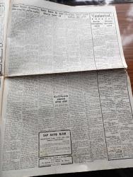 Cumhuriyet Gazetesi - 11 Ocak 1951 - Acı Realite Yazan Nadir Nadi Köşe Yazısı - Cumhurbaşkanı Celal Bayar Dün Akşamki Trenle Ankara'ya Gitti - Kore'de Kızıllar Yeni Taarruza Hazırlanıyor - Ömer İnönü Davasında Yeni Bir Safha Açıldı - Norra Müteahhite Stalin'e Casusluk Ettim - Kore'den İkinci Yaralı Kafilesi Dün Geldi -  Eski Vali Ve Belediye Reisi Lütfi Kırdar İle Bir Mülakat - Artist Gene Tierney Gözlerini Köşelere Bağışladı - Bahar Yazdan Sonra Geldi Nakleden Vahdet Gültekin - Dünya Petrol Kaynakları Ve Sovyet Rusya - İstanbul Elektrik Tramvay İdaresi Yazanlar Burhan Felek - 1950 Dünya Yüzme Rekorları - Sarajevo Üniversite Karmasını 4 2 Yendi - Aşk Ve Dehşet Yazan Julien Green Yazı Dizisi - Kore'den Türkiye'dekilere Mektuplar - Türkiye'den Koredekilere Mektuplar - Hamiyet Yüceses Beni Alman Siemens Radyoları İle Dinleyin Dedi - Çapamarka - Puro Tuvalet Sabunu - Allcock's Yakısı