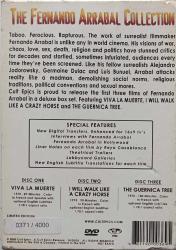 THE FERNANDO ARRABAL COLLECTION 3 DİSC SET DVD 2.EL ORJİNAL FİLM DVD ( İSİMSİZ DEMİR RAF