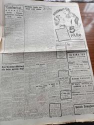 Cumhuriyet Gazetesi - 23 Ocak 1951 - Nedir Bu Boşluk Yazan Nadir Nadi Köşe Yazısı - Kızıl Çin Dün Yeni Tekliflerde Bulundu -  Mecliste İktidarla Muhalefet Arasında Dünkü Fırtına - Su Kongresi Dün Açıldı - Ortaşark'ın Müdafaası - Adalet Bakanı Halil Özyörük İzmir'de - Kore Mektupları - İstanbul'da Yakalanan Komünistler - İstanbul Radyosu İle Sanatkarlar Arasında İhtilaf Yok - Bahar Yazdan Sonra Geldi Nakleden Vahdet Gültekin Yazı Dizisi - Burhan Felek Köşe Yazısı -  Tungsten Madeni Bulundu - Dünyanın En İyi Basketbol Oyuncusu George Mikan - Türk İtalyan Takımları Maçı - Kadın Gazeteci Lil'in Maceraları Çizgi Roman - Kore'den Türkiye'dekilere Mektuplar - Türkiye'den Koredekilere Mektuplar - Hamiyet Yüceses Kamer Bedir ve İsmail Dümbüllü Bu Akşam Şehzadebaşı Turan Sinemasında - Akbank Kumbarası - Atlas Traş Bıçağı - Gripin - Reosil Öksürüğü ve Bronşite Keser