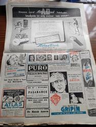 Cumhuriyet Gazetesi - 23 Ocak 1951 - Nedir Bu Boşluk Yazan Nadir Nadi Köşe Yazısı - Kızıl Çin Dün Yeni Tekliflerde Bulundu -  Mecliste İktidarla Muhalefet Arasında Dünkü Fırtına - Su Kongresi Dün Açıldı - Ortaşark'ın Müdafaası - Adalet Bakanı Halil Özyörük İzmir'de - Kore Mektupları - İstanbul'da Yakalanan Komünistler - İstanbul Radyosu İle Sanatkarlar Arasında İhtilaf Yok - Bahar Yazdan Sonra Geldi Nakleden Vahdet Gültekin Yazı Dizisi - Burhan Felek Köşe Yazısı -  Tungsten Madeni Bulundu - Dünyanın En İyi Basketbol Oyuncusu George Mikan - Türk İtalyan Takımları Maçı - Kadın Gazeteci Lil'in Maceraları Çizgi Roman - Kore'den Türkiye'dekilere Mektuplar - Türkiye'den Koredekilere Mektuplar - Hamiyet Yüceses Kamer Bedir ve İsmail Dümbüllü Bu Akşam Şehzadebaşı Turan Sinemasında - Akbank Kumbarası - Atlas Traş Bıçağı - Gripin - Reosil Öksürüğü ve Bronşite Keser