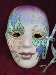 VINTAGE ELİŞİ TANYA NEW ORLEANS SANATÇI İMZALI SERAMİK MASK