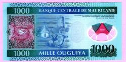 Mauritania 1000 Ouguiya 2014 P-19 UNC ÇİL