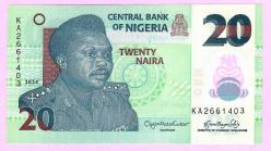 Nigeria, 20 naira, 2024, P-New, POLYMER, UNC ÇİL