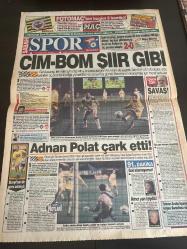 SABAH SPOR GAZETESİ -21 KASIM 1993-Beşiktaş destanı-bora Öztürkt İskender günen-hüsnü Çil-Trabzonspor-maç-doğan kılıç-Zeytinburnu-Fenerbahçe-osvaldo kefeni yırttı—Beşiktaş Trabzonspor-Başkan Şener’in istifa çağrısı-Altay-Barcelona ligi sonucu-İskender Günen -bora Öztürk-İzmir atyarışı-Ercüment Ateş-Beylerbeyi Bilecik maçı-Hakan Sümerer-cimbom-Coşkun Özarı-Süleyman Rodop-Adnan Polat-Gökmen Aytaç-