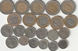 22 adet Madeni Yeni Türk Lirası Lotu