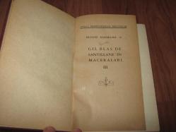 GIL BLAS DE SANTILLANE 'IN MACERALARI 3.4. CİLT
