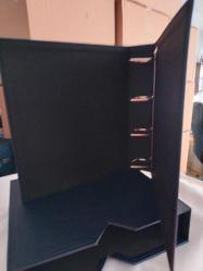 Normatif Klasör, Kılıflı Orta format, 4 halkalı klasör