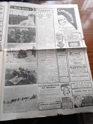 Cumhuriyet Gazetesi - 28 Ocak 1951 - Tek Yol Yazan Nadir Nadi Köşe Yazısı - Almanya Bizden 35 Bin Ton Tütün Alacak - Kore'de Tugayımızın Kazandığı Yeni Zafer - Amerika Nevada Eyaletinde Yeni Bir Atom İnfilakı Olmuş -  Meryem Ana'nın Mezarı Ve Vatikan - Sabiha Gökçen Kore'ye Gidecek - Kore'deki Kahraman Birliğimizi Yollanan Bayraklar - Vali Ve Belediye Başkanı Fahrettin Kerim Gökay'ın Şehir İşleri İçin Ankara'daki Temasları - Haftanın Şakaları Yazan Burhan Felek - Takmalar Yazan Falih Rıfkı Atay - Bahar Yazdan Sonra Geldi - Cemal Reşid Rey'in Avrupa'da Verdiği Konserler - Beşiktaş Vefa İle Berabere Kaldı - Sahanın Tenkidleri Yazan Eşref Şefik - Kadın Gazeteci Lil'in Maceraları Çizgi Roman - Hamiyet Yüceses Ve İsmail Dümbüllü Bugün Halkevi Salonunda - Kore'den Resimler - Nevrozin - Radyolin - Çapamarka - Philips Radyo - Gripin - Pa Ro Çocuk Maması - Tural Öksürüğü Bronşiti Göğüs Nezlesini Keser - Taksim Kristal salonu