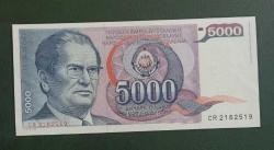 Yugoslavya 1985 5000 Dinar Çil