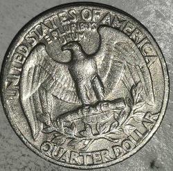 AMERİKA  1972    25 CENT ÇEYREK DOLAR