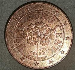 AVUSTURYA  2017   5  EUROCENT