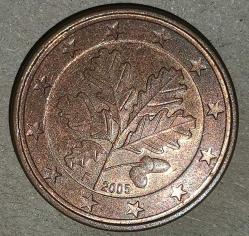 ALMANYA  2005 F    5  EUROCENT