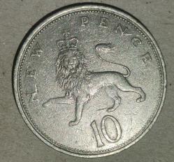 İNGİLTERE   1969  10 PENCE