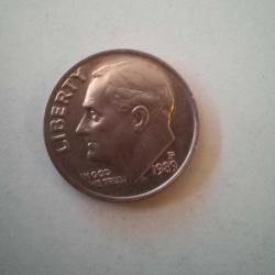 ABD / 1 Dime / 1989 / Lütfen açıklamayı okuyunuz*