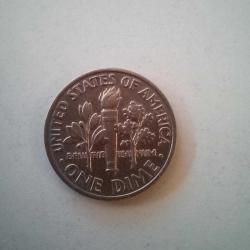 ABD / 1 Dime / 1989 / Lütfen açıklamayı okuyunuz*