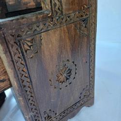 Ahşap Oyma 3 Katlı Kutu