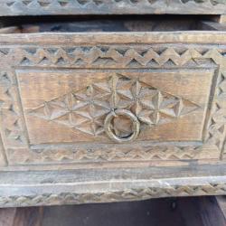 Ahşap Oyma 3 Katlı Kutu