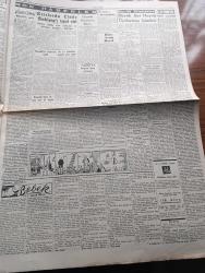 Cumhuriyet Gazetesi - 3 Ekim 1951 - Başı Aşan Dert Yazan Nadir Nadi Köşe Yazısı -İngilizler Bu Sabah Abadandan Çekiliyor - Bu Yıl Fevkalade Bir Mahsul Elde Edildi - Atlantik Paktı Ve Akdeniz - Çakalof'un Ölüm Sebebi Dün De Anlaşılamadı - Sporcularımız Akdeniz Olimpiyatları İçin Bugün Mısır'a Gidiyor - İstanbul Milletvekillerinin Dünkü Basın Toplantısı - Gandhi İçin Dünkü Basın Toplantısı -  Celal Bayar İrlanda Ve İsveç Elçilerini Kabul Etti - İsmail Habib Sevük - Dışişleri Bakanı Fuat Köprülü - Gazeteci Muhiddin Birge'nin Cenazesi Dün Kaldırıldı - Unesco Yolu İle Rejisör Getirilmesi Düşünülüyor - Churchill'in Koalisyon Teklifi - Memleket Hikâyesi Bebek 1 Yazan Yaşar Kemal - Güzellik Müsabakamız Büyük Jüri Heyeti Üyelerinin İsimleri - Madam Pati - Muhsin Ertuğrul - Ferdi Tayfur - Safiye Ayla - Hamiyet Yüceses - Burhan Felek - Tiyatro Othello - Galatasaray Ankara'ya Gidiyor - Cem Sultan Filmi - Arı Unları - Star Alman Radyoları - Gripin - General Electric Ampul - Zenith Saatleri