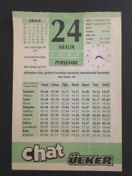 24 ARALIK 2009 -TAKVİM YAPRAĞI-DOĞUM GÜNÜ HEDİYESİ-ÜLKER TAKVİMİ,4.MURADIN BAĞDATI FETHİ 1638,TEVFİK FİKRETİN DOĞUMU 1867,RUSLARIN AFGANİSTANI İŞGALİ 1979,ÇOCUĞUNUZUN İSMİ,AVCI TAVUĞU