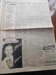 Cumhuriyet Gazetesi - 25 Ocak 1952 - Amerikan Büyükelçisi McGhee'nin Demeci - Süveyş'de Dün Harb Havası Esmeye Başladı - Celal Bayar'ın İşçilere Hitabesi - Yeni Muamele Vergisi Başarısının Esasları - İngiliz Kral Ailesinin Hususi Cerrahi Sir Arthur Porritt Geldi - Bulgaristan'da Kızıl Şair Nazım Hikmet'in Kolunu Kırdılar - Türk İtalyan Ticaret Anlaşması İmzalandı - Refia Tanır Doğum Pavyonu Dün Açıldı - Kira Kanunu Ve Mesken İhtiyacı Yazan Halide Edip Adıvar Köşe Yazısı - 2000 Yılın Sevgilisi Yazan Refik Halid Karay Yazı Dizisi - Kibritin Temelden Çıkarılması Mecliste Görüşülecek - Falih Rıfkı Atay'ın Dünkü Duruşması - Güreşte Takımımız Bugün İsveç'e Hareket Ediyor - Lanus Son Maçını Fenerbahçe İle Oynuyor - Birinci Ordu Futbol Turnuvası - Ummanlarda Tek Başına Yazan Fred Rebell Yazı Dizisi - 1951 1952 Yunus Nadi Mükafatı En Güzel Şiir - Güldner Dizel Motorlu Tulumbalar - İsophane Gözlük Camları