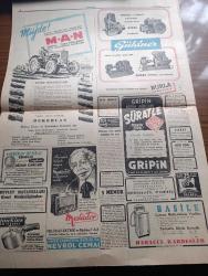 Cumhuriyet Gazetesi - 25 Ocak 1952 - Amerikan Büyükelçisi McGhee'nin Demeci - Süveyş'de Dün Harb Havası Esmeye Başladı - Celal Bayar'ın İşçilere Hitabesi - Yeni Muamele Vergisi Başarısının Esasları - İngiliz Kral Ailesinin Hususi Cerrahi Sir Arthur Porritt Geldi - Bulgaristan'da Kızıl Şair Nazım Hikmet'in Kolunu Kırdılar - Türk İtalyan Ticaret Anlaşması İmzalandı - Refia Tanır Doğum Pavyonu Dün Açıldı - Kira Kanunu Ve Mesken İhtiyacı Yazan Halide Edip Adıvar Köşe Yazısı - 2000 Yılın Sevgilisi Yazan Refik Halid Karay Yazı Dizisi - Kibritin Temelden Çıkarılması Mecliste Görüşülecek - Falih Rıfkı Atay'ın Dünkü Duruşması - Güreşte Takımımız Bugün İsveç'e Hareket Ediyor - Lanus Son Maçını Fenerbahçe İle Oynuyor - Birinci Ordu Futbol Turnuvası - Ummanlarda Tek Başına Yazan Fred Rebell Yazı Dizisi - 1951 1952 Yunus Nadi Mükafatı En Güzel Şiir - Güldner Dizel Motorlu Tulumbalar - İsophane Gözlük Camları